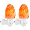 Spantik Pink Himalayan Salt Lamps - Hand Carved, Natural Night