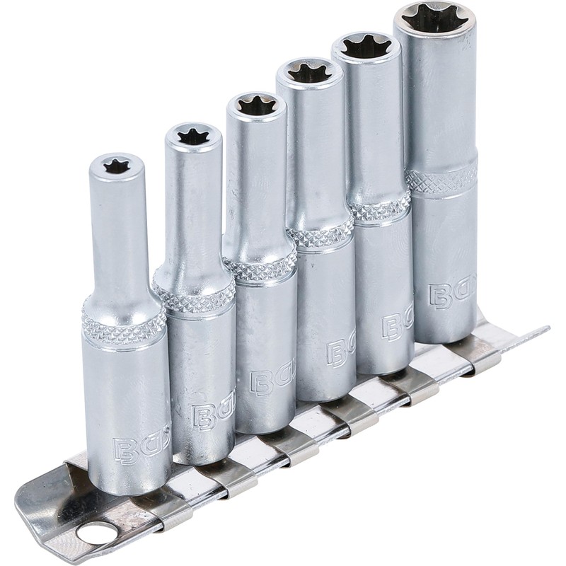 BGS 6403 E-Profile E4 Deep Socket Inserts, E10, 6, 3