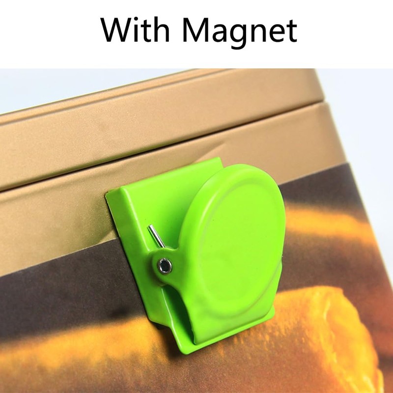 Magnetic Clips, 8 Pieces Whiteboard Fridge Magnet Clips for Home,