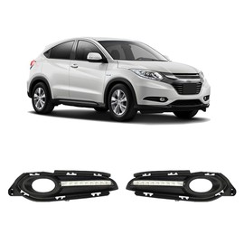 CONCEPT AUTOMOTIVE LIGHTS Replacement For 2016-2018 Honda HR-V HRV Fog Lights Lamps with Assembly Set L&R Side
