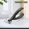 FVION 360° Rotating Jaw Toenail Clippers for Thick Nails for