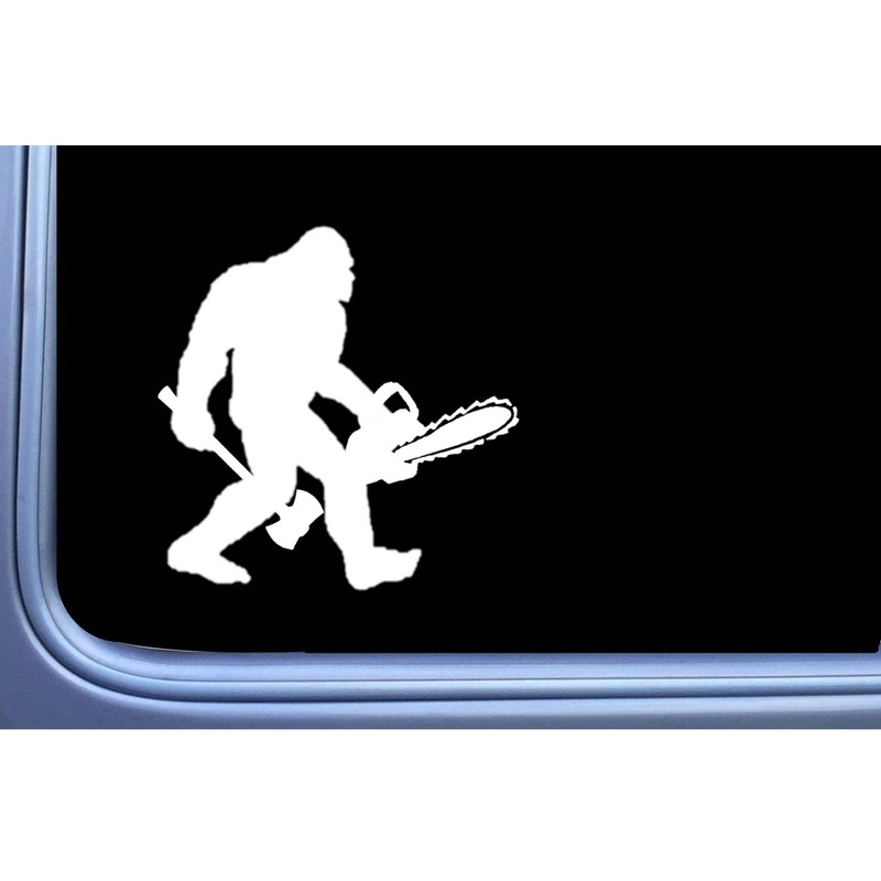 Bigfoot Logger Decal OS 439 6" sasquatch logging sticker chainsaw
