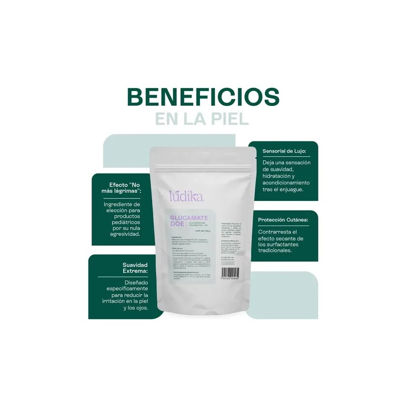 Glucamate Doe, Espesante Para Limpiador Facial, 250 G