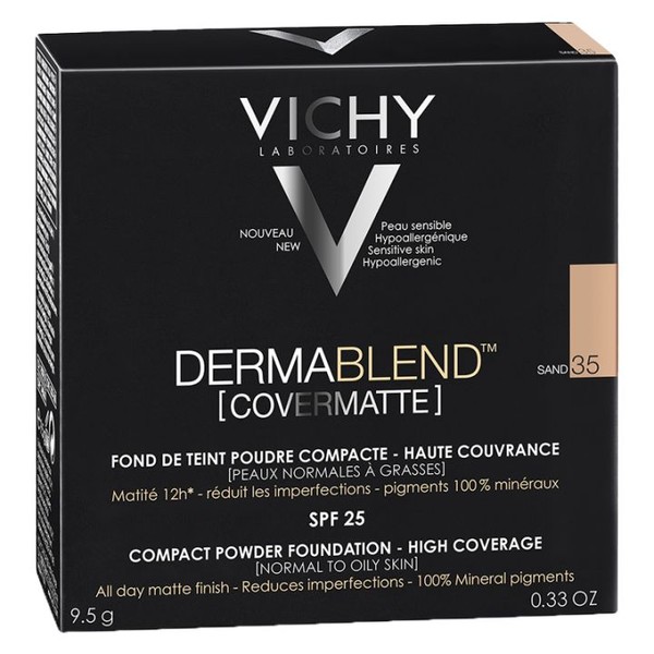Vichy Dermablend Covermatte Poudre Compacte, 35 Sand