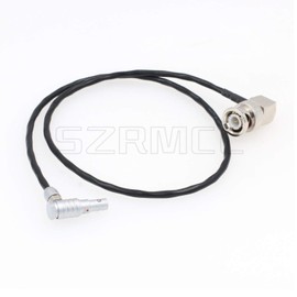 SZRMCC Red Epic Scarlet DSMC2 Camera Right Angle 00B 4 Pin Male to BNC Male Input Cable by Time Code