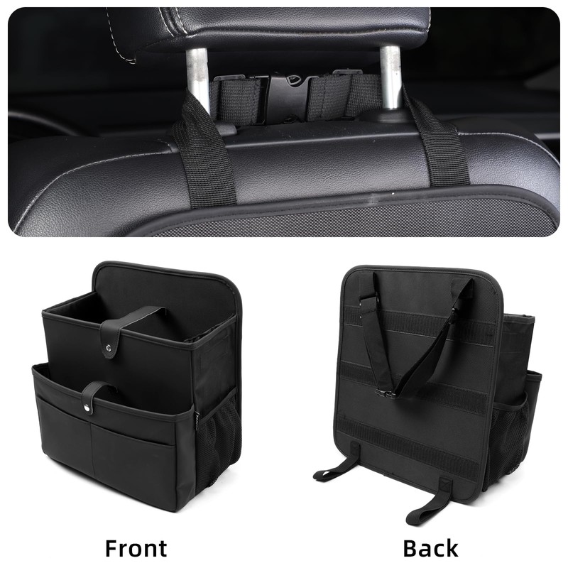 TAIKOO Car Seat Organizer，Universal Fit for Front & Back Seats-Hanging