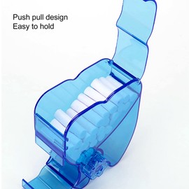 Caja de Rollo de Algodón Dental, Dispensador de Rollo de Algodón Dental, Diseño Aerodinámico, Caja de Almacenamiento de Rollo de Algodón, Divisor de Rollo de Algodón, Dispensador de Rollo de Algodón
