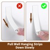 Oruola 24pairs Hang on Wall Without Nails,Wall Hanging Strips,Strong Back