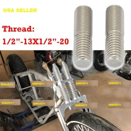 JMEI Handlebar Front End Springer Riser Stud Adapter Kit For Harley Chopper Bobber US