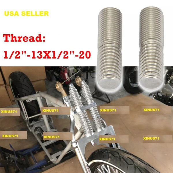 JMEI Handlebar Front End Springer Riser Stud Adapter Kit For