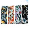IWOWHERO 4pcs Floral Elastic Headbands Breathable Wide Hair Bands for