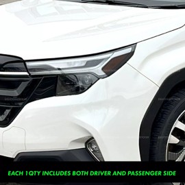 Deliciousticker For 2025 Subaru Forester SMOKE Headlight Side Marker Tint Overlay Decals Vinyl