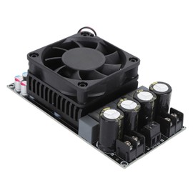 TPA3255 Mono Audio Amplifier Module, 600W Digital Amplifier Board with Heat Sink, Pure Rear Stage Amplifier Board for DIY Speakers