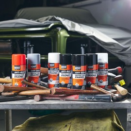 U-POL Anti Rust Protective Enamel Spray, Long-Lasting & Durable Vehicle Spray Paint With Anti-Fade Technology, Gloss Clear, 10 oz