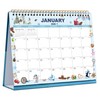 2026 Desk Calendar - Standing Flip Desktop Calendar 2026 from
