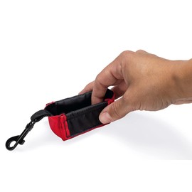 Karlie Dog Waste Bag Dispenser, Nylon, Red, 7.5 x 3.5 x 4 cm