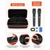 Funda de Micrófono Inalámbrico, Estuche de Transporte para Micrófonos