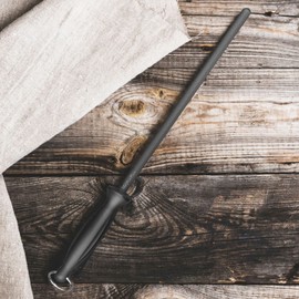 Efficient 12 Inch Honing Steel Sharpening Rod Knife Sharpener Steel For Kitchen Knives High Hardness, Honing Rod With Gift Box