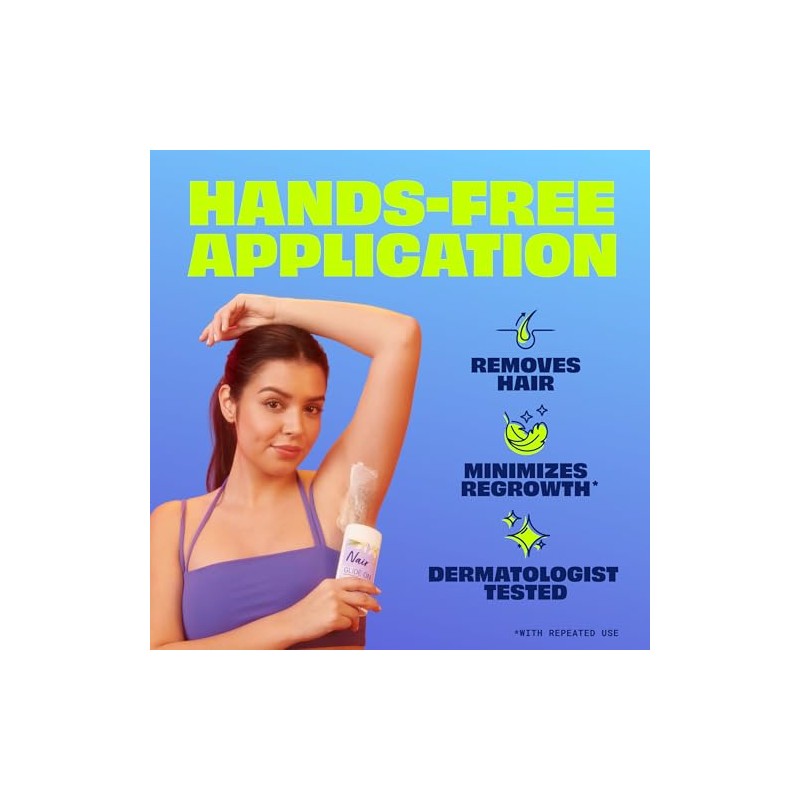 Nair Hair Remover Glides Away Hair Removal Cream 3.3 oz