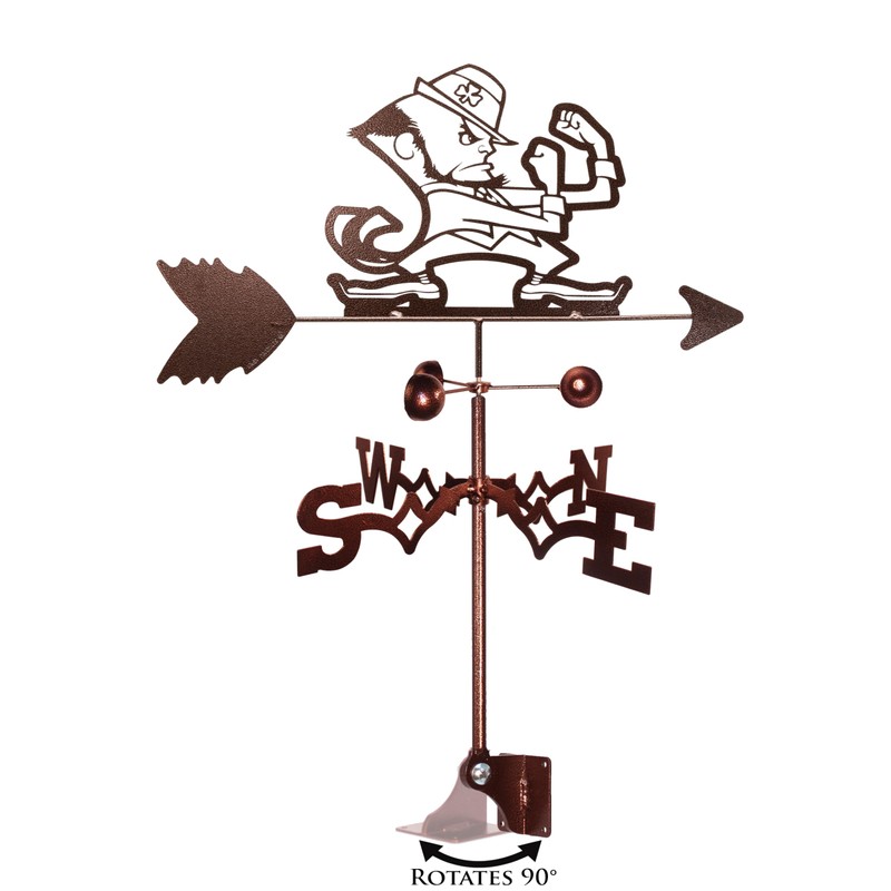 SWEN Products Notre Dame Fighting Irish Weathervane (Adjustable Mount Included)