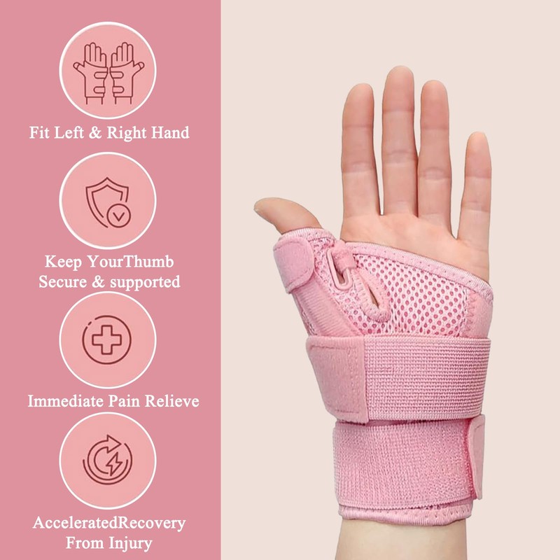 Katslyn 2 PCS Thumb Support for Arthritis, Breathable and Soft