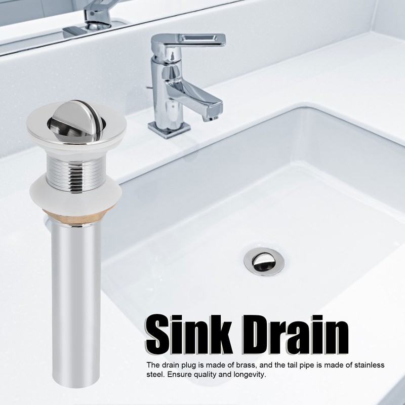 Bathroom Sink Drain Anti Clog Basin Popup Bounce Draining Stopper