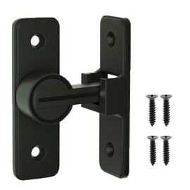 NIYATA 5 Pcs Black Illuminated 90 Degree Door Hook Lock Sliding Door Latch Suitable for Doors and Windows