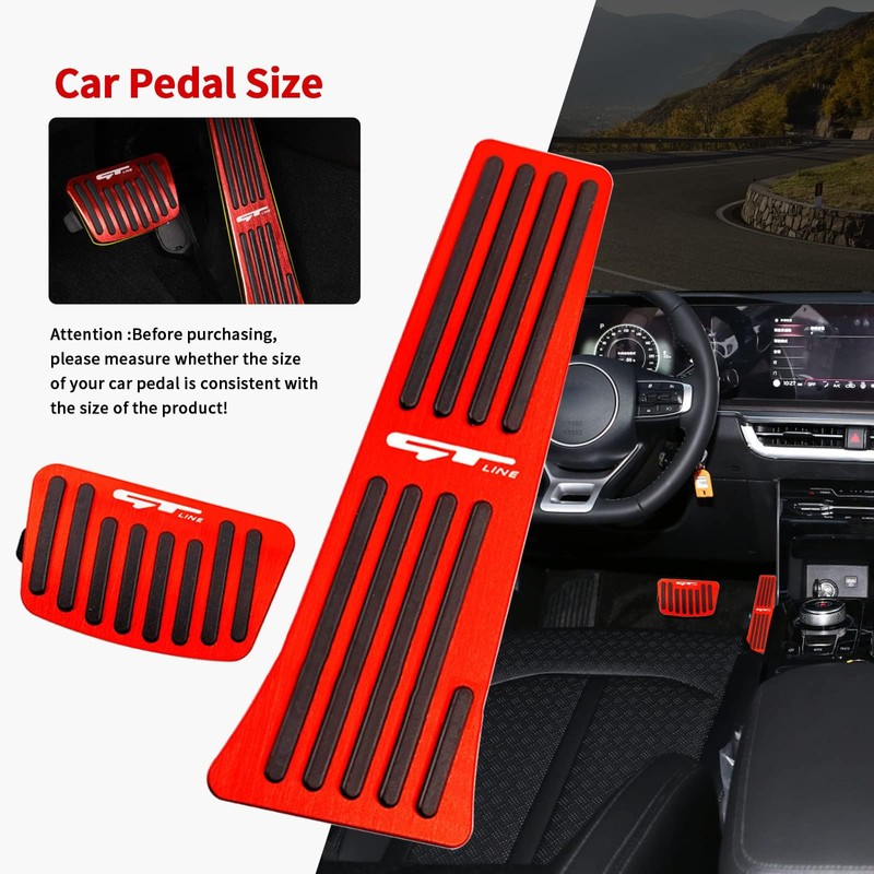 TDOFYH Aluminum Alloy Pedals Cover for K 5 2020 2021