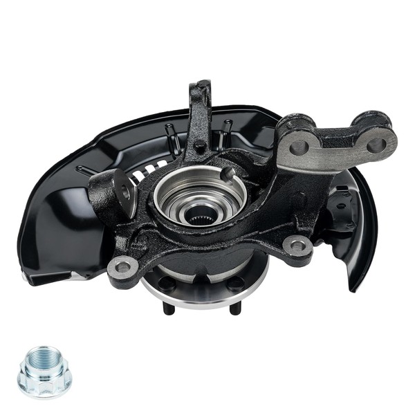 PHILTOP Front Steering Knuckle & Wheel Bearing Hub Assembly Compatible