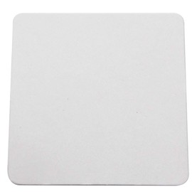 TravelWell Square 4-inch Length and Width Thicker (0.8 MM) Non Slip Drink White Paper Coasters – Set of 200