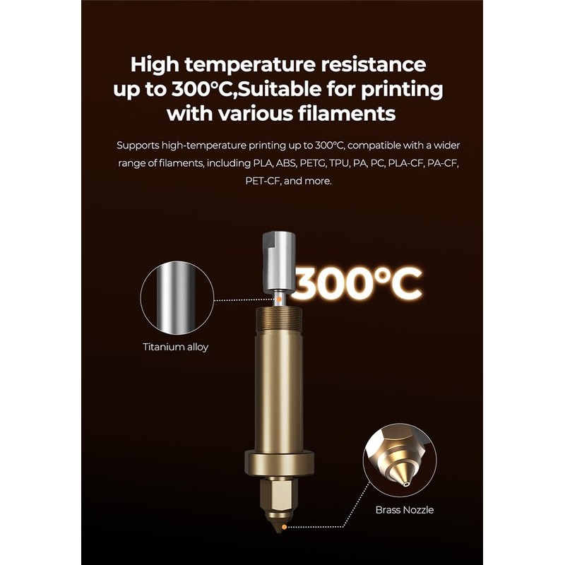 Creality Ender-5 Max Ceramic Heating Block Kit, High Thermal Conductivity,