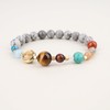 COAI Unisex Energy Bracelet Solar System Bracelet Made of Gemstones,