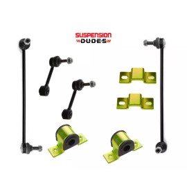 suspension dudes 6PC Front Rear Right Left Sway Bar link + Bushing kit For Jetta 05-14 Golf 11-14