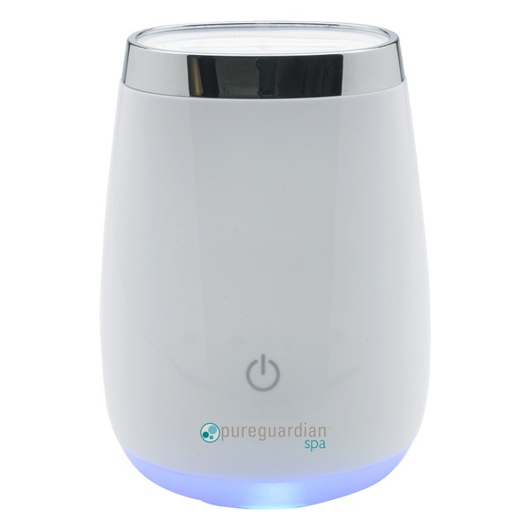 Guardian Technologies Essential Oil Diffuser, Ultrasonic, Cool Mist, Aromatherapy Creates Relaxing Environment, Soothing Optional Night light, Runs up to 5-8 hours, Pure Guardian SPA210