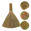 Baluue 2pcs Kitchen Cleaning Broom Straw Broom Cleaning Brooms Hand-Made