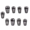 9pcs ER16 Spring Collet Set 1/8-3/8" CNC Milling Lathe Tool