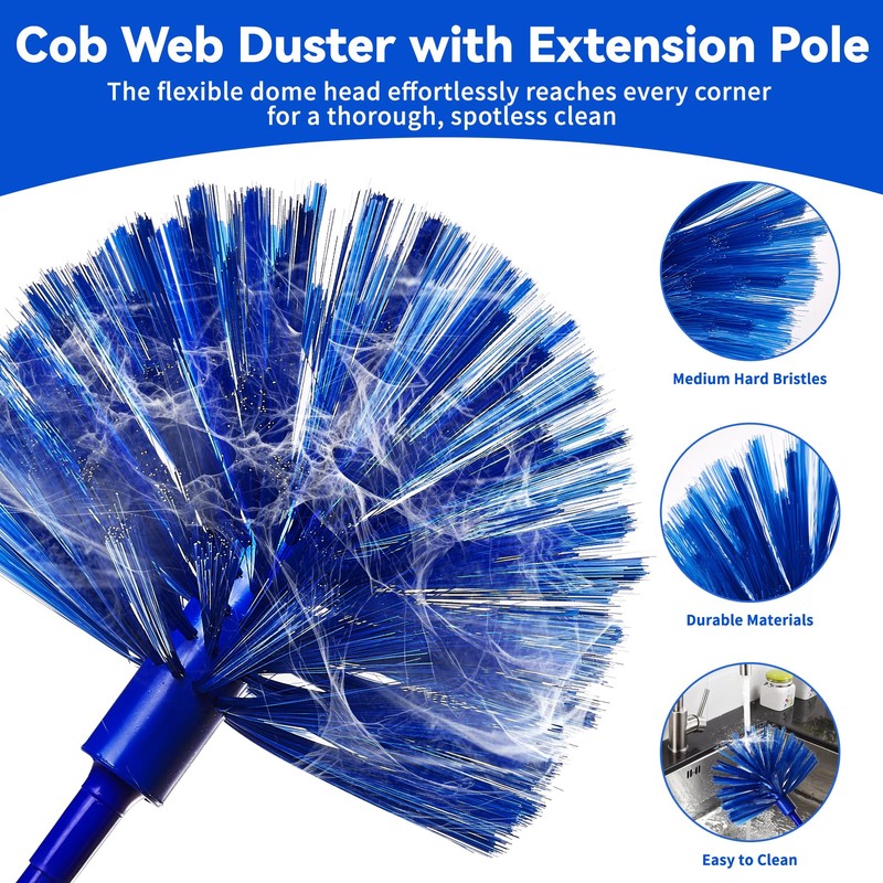 Dusters for Cleaning, Duster with Extension Pole 7 in 1