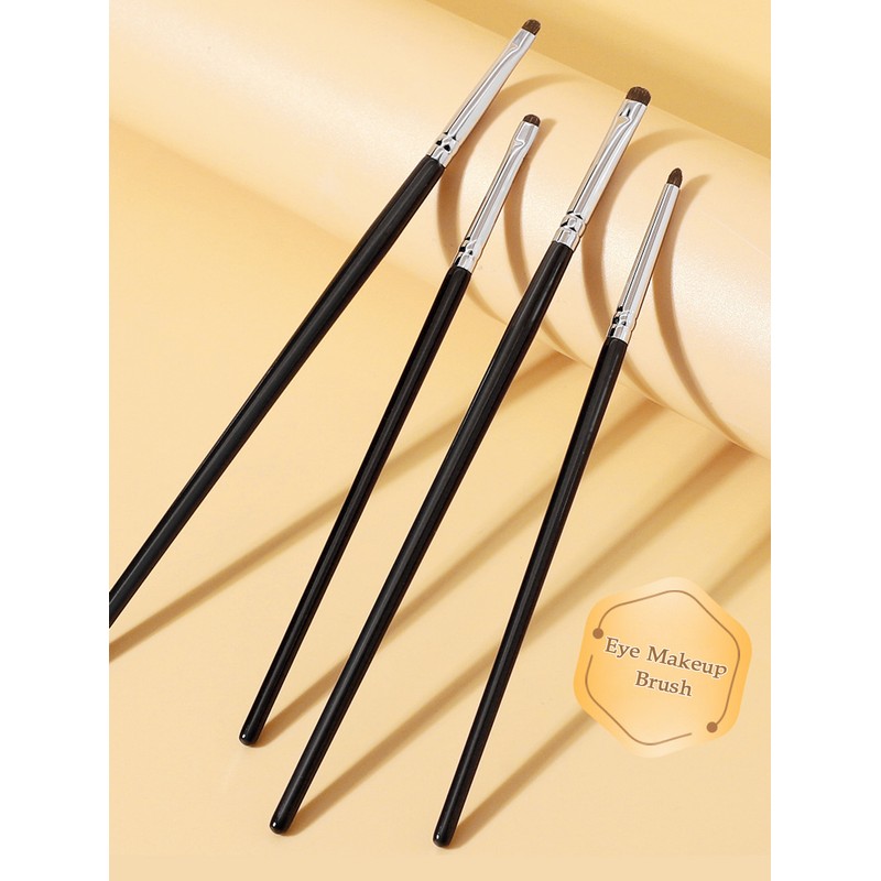 4-Piece Precision Eye Makeup Brush Set for Detailed Looks –