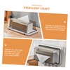 Ipetboom Wall Mounted Tissue Dispenser Transparent Magnetic Tissue Box for