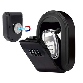 Buenotec Key Safe with 4-Digit Combination Code for Car Keys, Weatherproof Rustproof, Key Box for Keys or Small Valuables, Key Safe