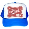 Olive Loves Apple It's River Time Trucker Hat for Men