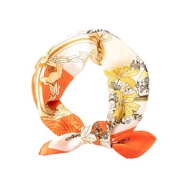 MAIRY Scarfs for Women Gift Silk Headscarf Ladies Small Bandana Paisley Scarf Square Headband Turban Small Scarves Bow Bag Tie Smooth Gifts Accessories,70087