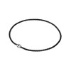 True Rebels Men's Rope Chain Stainless Steel Matt Leather 602400,