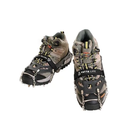 Yatta Life Heavy Duty Trail Spikes 14-Spikes Ice Grip Snow Cleats Footwear Crampons for Walking, Jogging, or Hiking on Snow and Ice