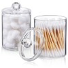 Dasing Pack of 2 Acrylic Qtip Holder, Container Organiser, Cotton