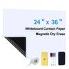 Magnetic Whiteboard Contact Paper | 24"x36" Dry Erase Board Sheet