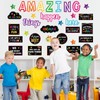 JarThenaAMCS Motivational Bulletin Board Decoration Amazing Things Happen Here Paper