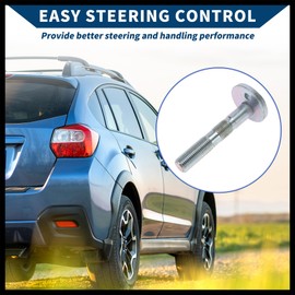 Hihaha No.4819030040 Camber Bolt for Lexus GS300 1998-2004/GS400/GS430 1998 Washer Bolt Metal 1 Pc Silver Tone