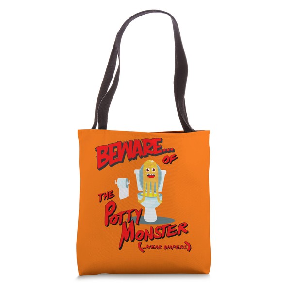 Beware of the Potty Monster, Wear Diapers Tote Bag