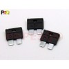 POPESQ® #A2817 Car Fuse 19 mm 1A Black Pack of